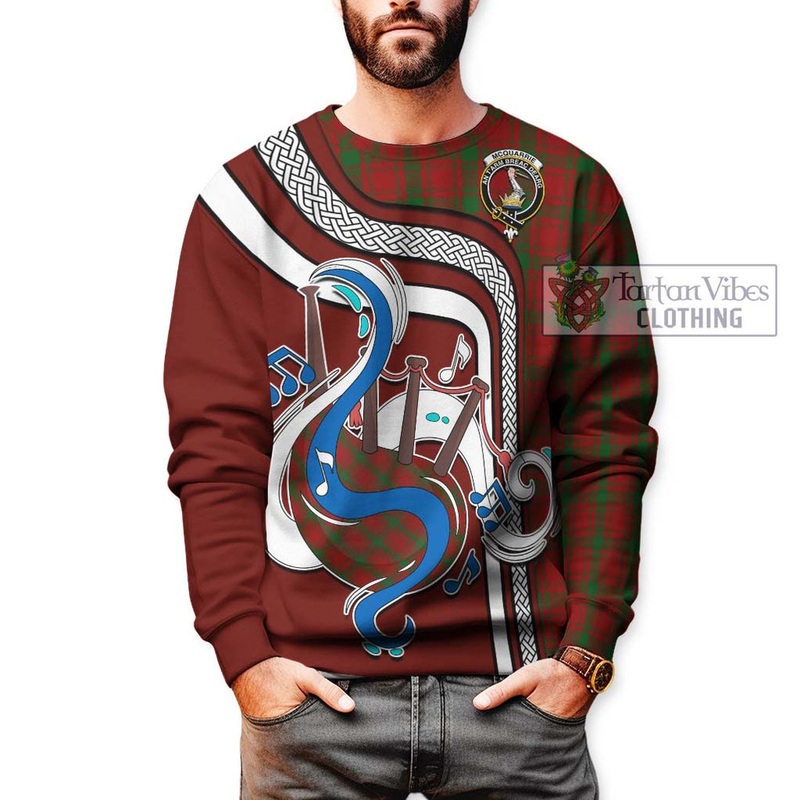 McQuary Tartan Sweatshirt with Epic Bagpipe Style