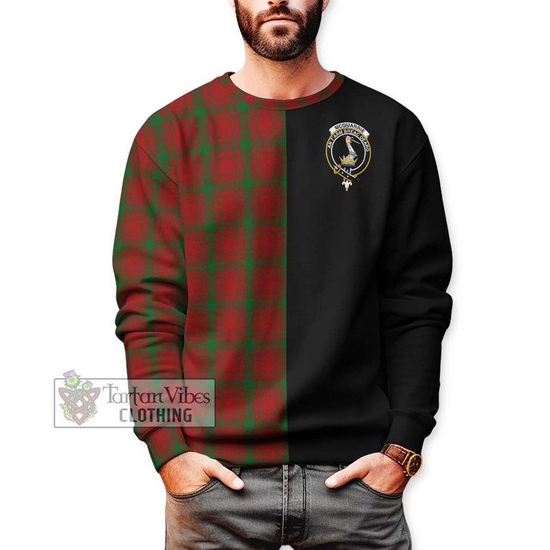 McQuary Tartan Sweatshirt with Family Crest and Half Of Me Style