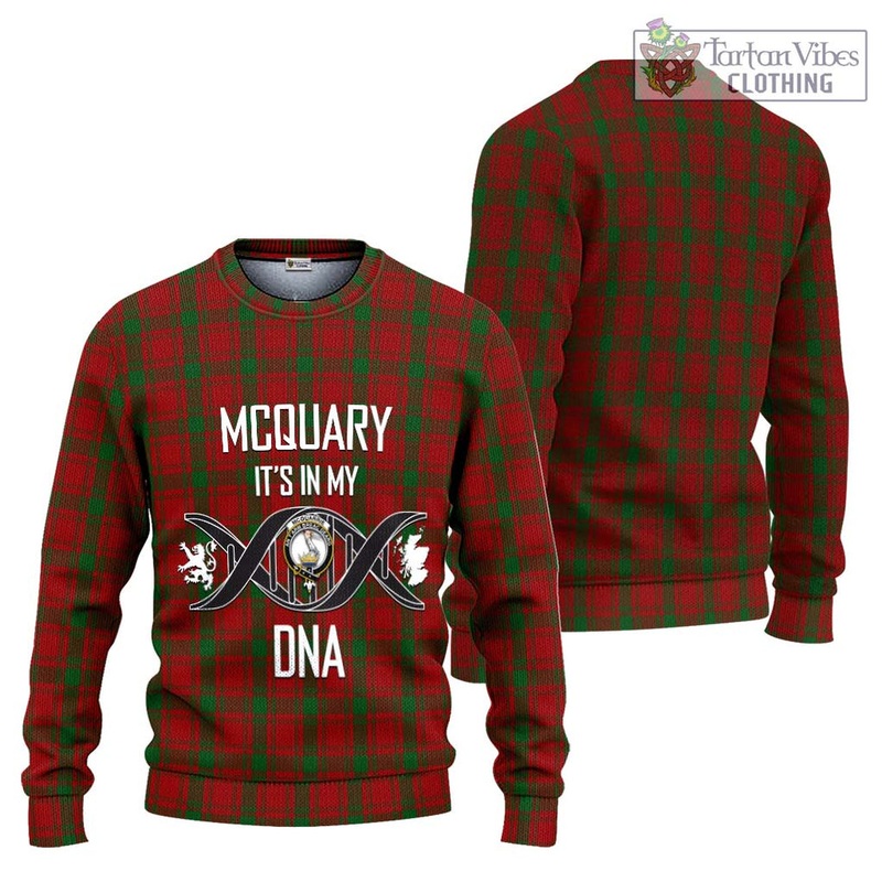 McQuary Tartan Ugly Sweater with Family Crest DNA In Me Style