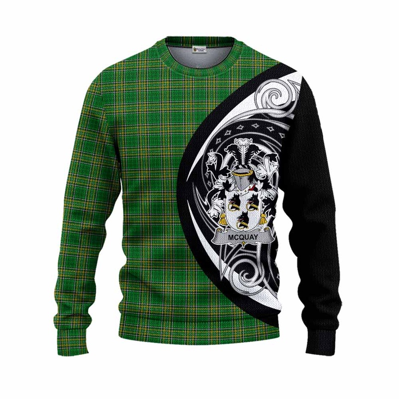 McQuay Irish Clan Knitted Sweater Celtic Circle Style