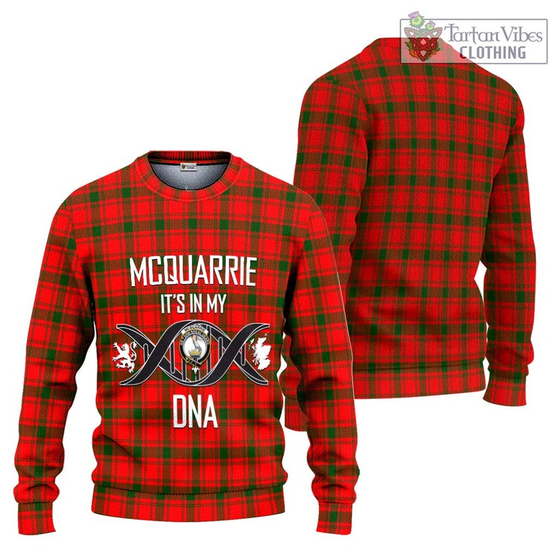 McQuarrie Modern Tartan Ugly Sweater with Family Crest DNA In Me Style