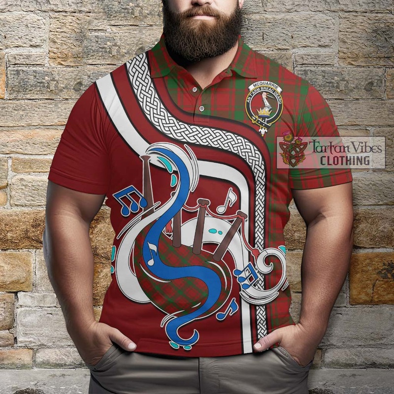 McQuarrie Tartan Polo Shirt with Epic Bagpipe Style