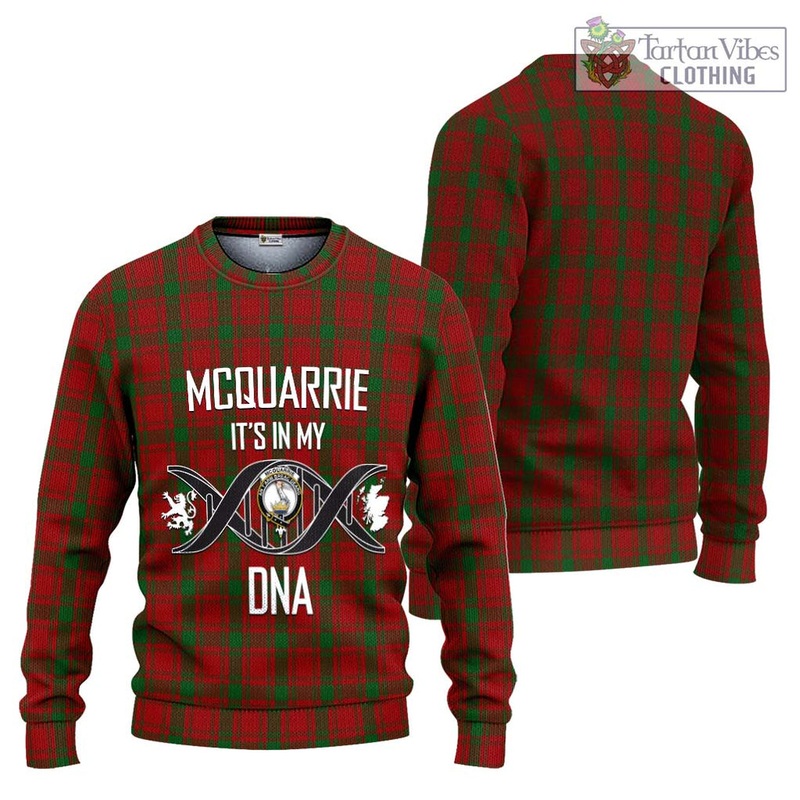 McQuarrie Tartan Ugly Sweater with Family Crest DNA In Me Style