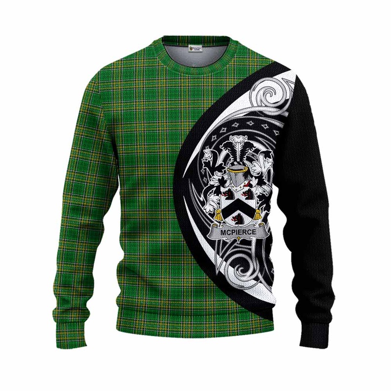 McPierce Irish Clan Knitted Sweater Celtic Circle Style