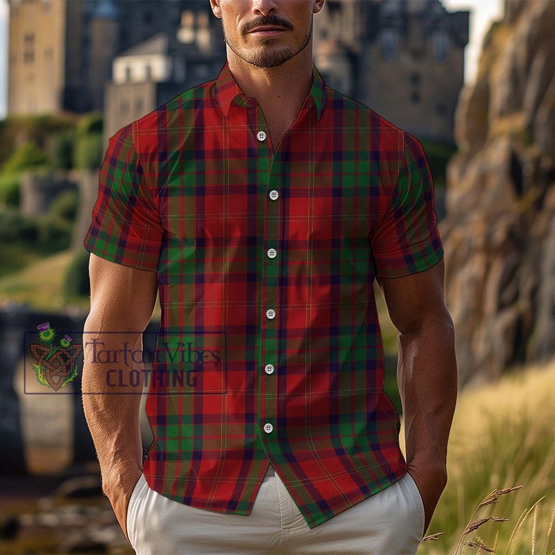 McPherson of Cluny Tartan Cotton Hawaiian Shirt