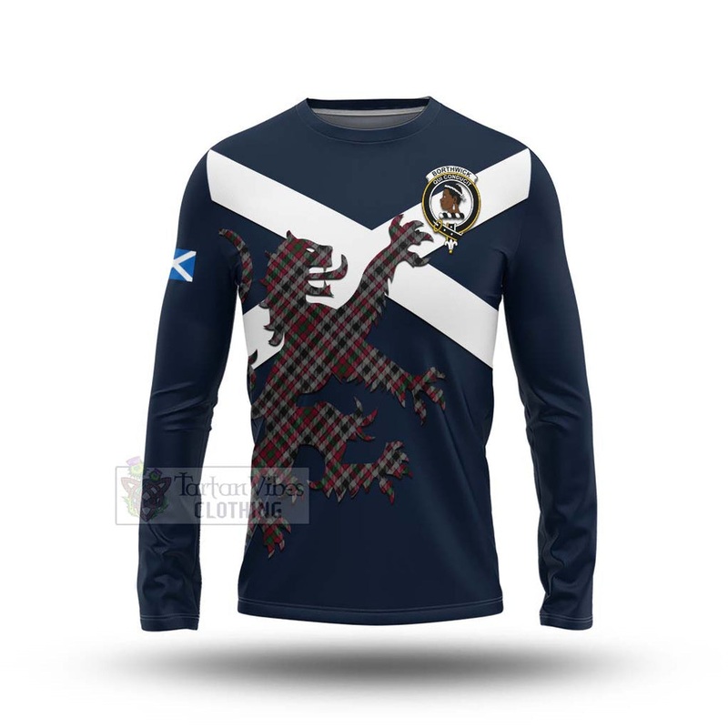 Borthwick Tartan Lion Rampant Long Sleeve T-Shirt  Proudly Display Your Heritage with Alba Gu Brath and Clan Name