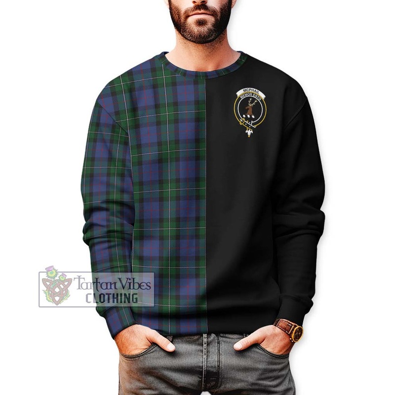 McPhail Hunting Tartan Sweatshirt with Family Crest and Half Of Me Style