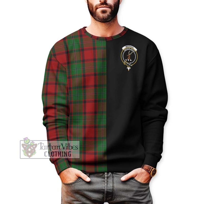 McPhail Tartan Sweatshirt with Family Crest and Half Of Me Style