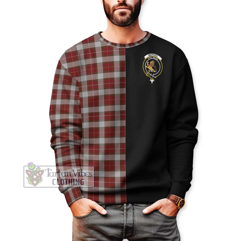 McPhee Dress Tartan Sweatshirt with Family Crest and Half Of Me Style