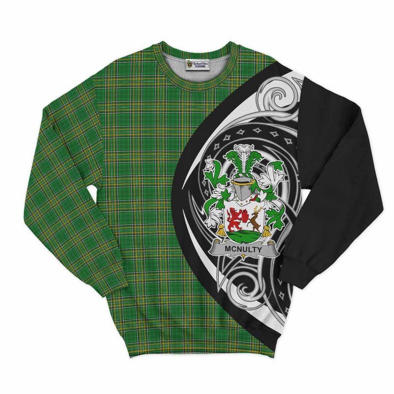 McNulty Irish Clan Sweatshirt Celtic Circle Style