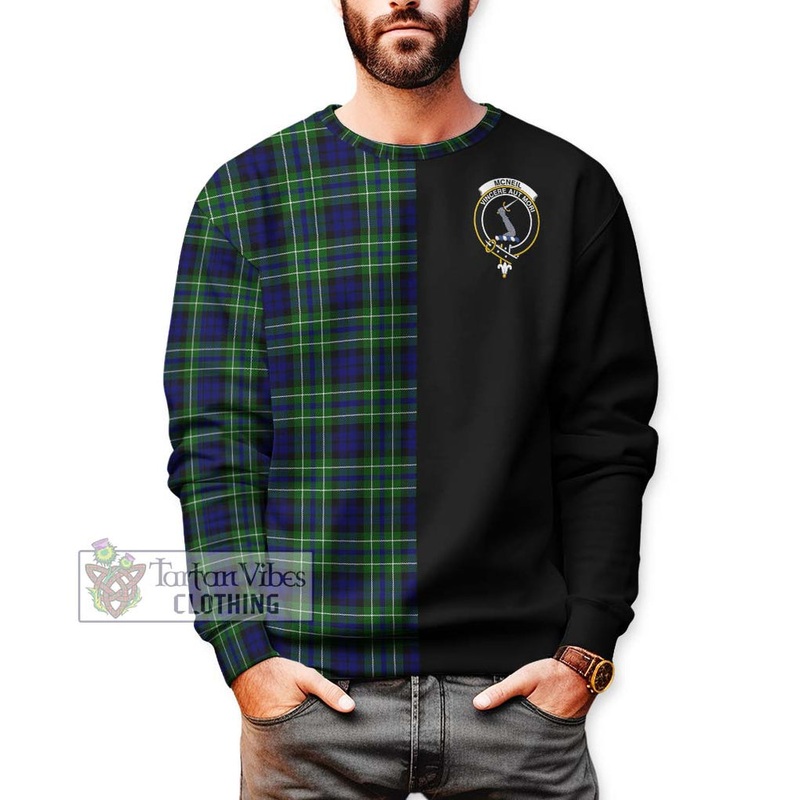McNeil of Colonsay Modern Tartan Sweatshirt with Family Crest and Half Of Me Style