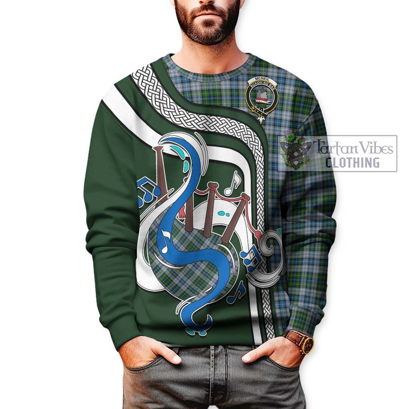 McNeil Dress Tartan Sweatshirt with Epic Bagpipe Style