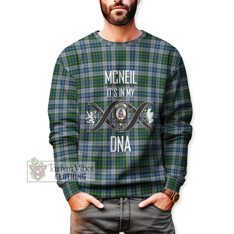 McNeil Dress Tartan Sweatshirt with Family Crest DNA In Me Style