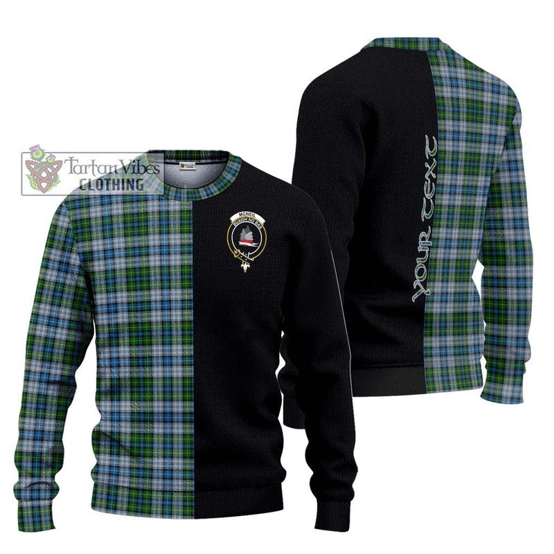 McNeil Dress Tartan Ugly Sweater with Family Crest and Half Of Me Style