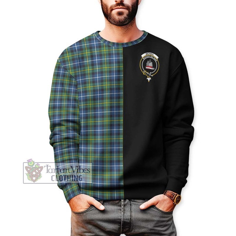McNeil of Barra Ancient Tartan Sweatshirt with Family Crest and Half Of Me Style
