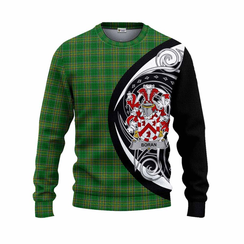 Boran Irish Clan Knitted Sweater Celtic Circle Style