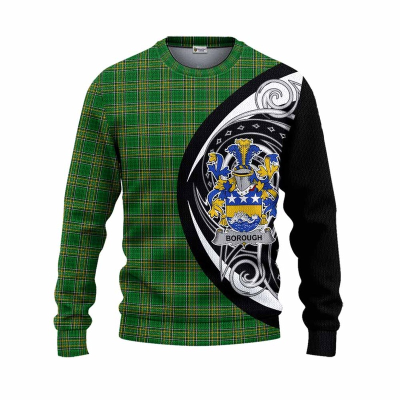 Borough Irish Clan Knitted Sweater Celtic Circle Style