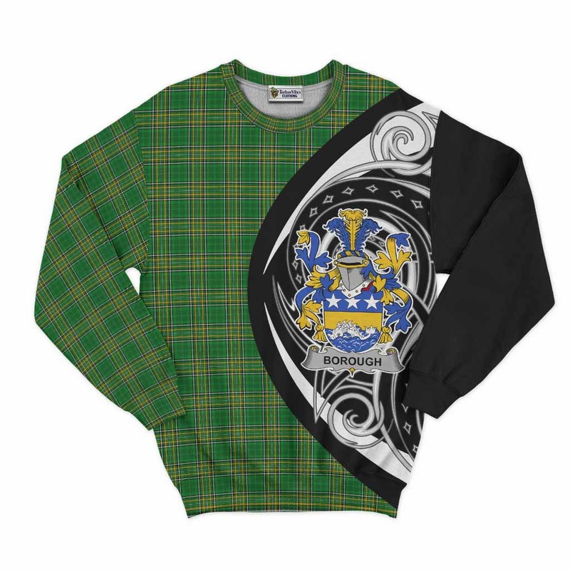 Borough Irish Clan Sweatshirt Celtic Circle Style