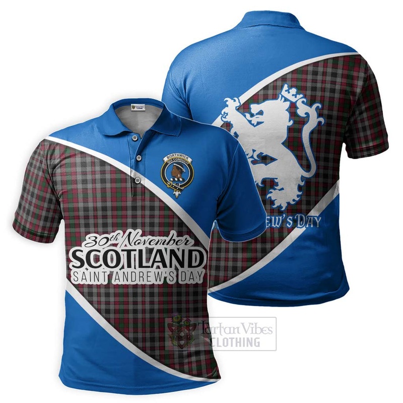 Borthwick Family Crest Tartan Polo Shirt Celebrate Saint Andrew's Day in Style