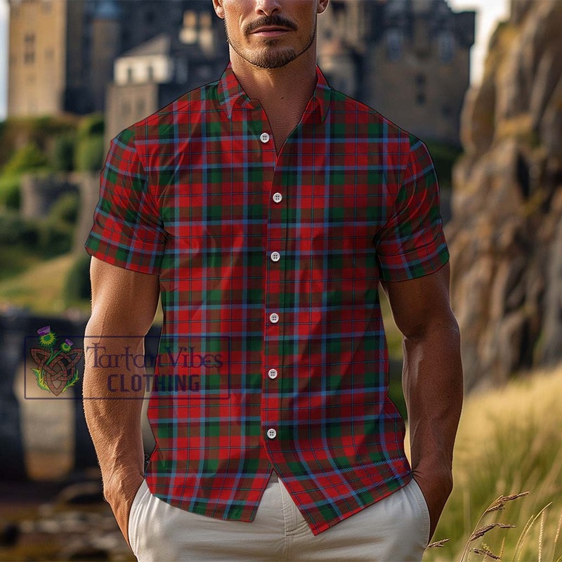 McNaughton Tartan Cotton Hawaiian Shirt