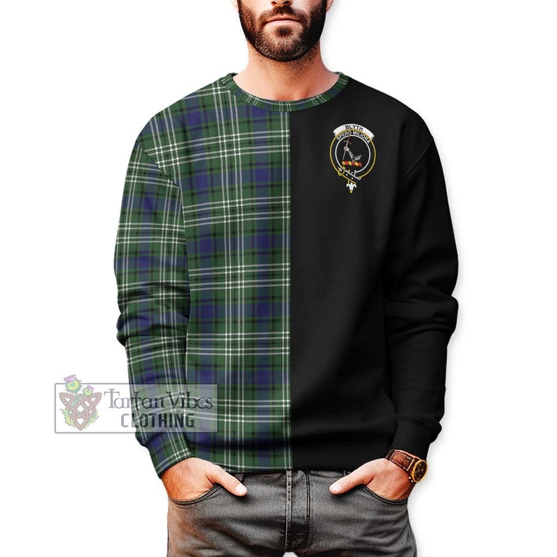 Blyth Tartan Sweatshirt with Family Crest and Half Of Me Style