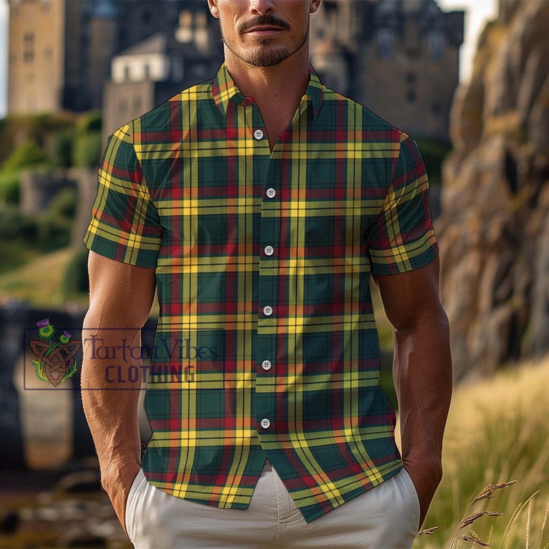 McMillan Old Modern Tartan Cotton Hawaiian Shirt
