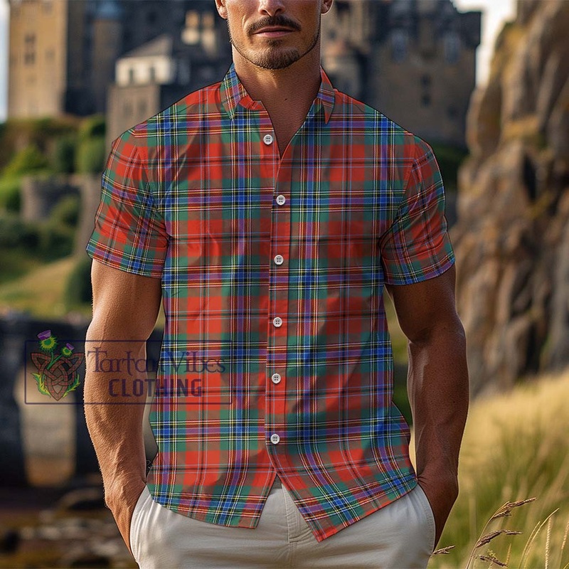 McLean of Duart Ancient Tartan Cotton Hawaiian Shirt