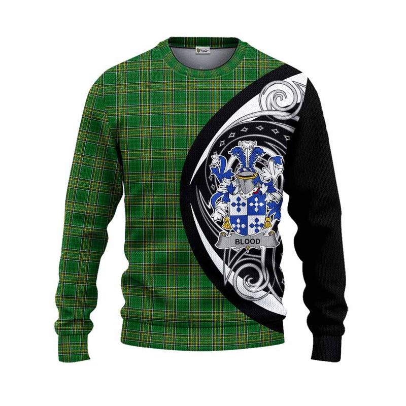 Blood Irish Clan Knitted Sweater Celtic Circle Style