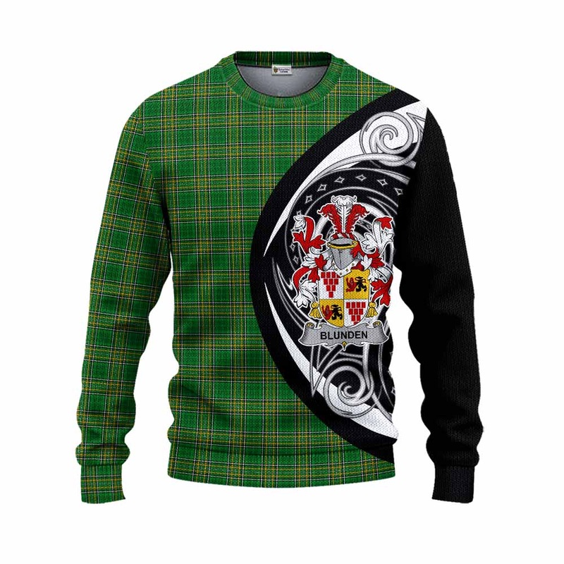 Blunden Irish Clan Knitted Sweater Celtic Circle Style