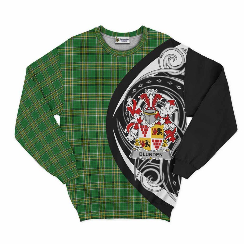 Blunden Irish Clan Sweatshirt Celtic Circle Style