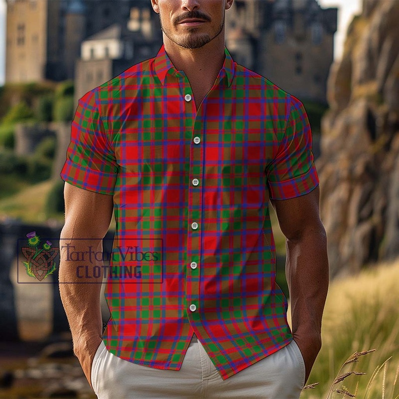 McKintosh Modern Tartan Cotton Hawaiian Shirt