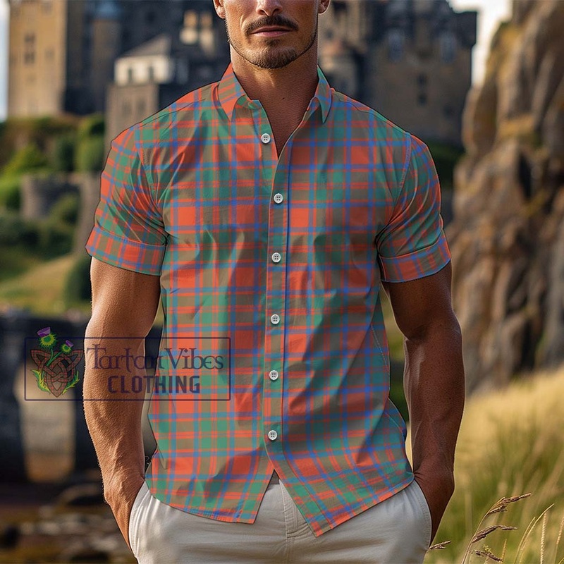 McKintosh Ancient Tartan Cotton Hawaiian Shirt