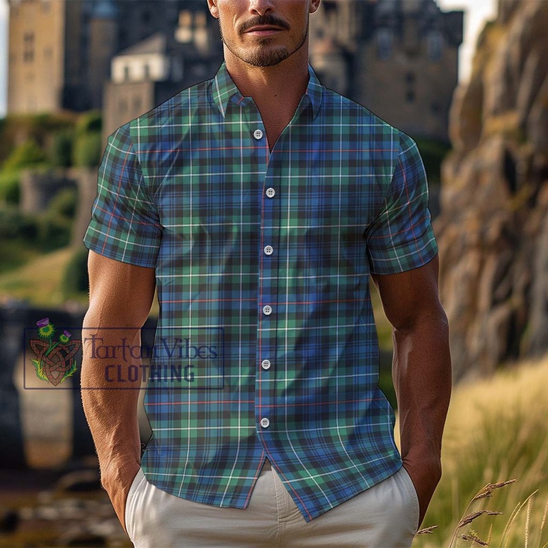 Mckenzie Ancient Tartan Cotton Hawaiian Shirt