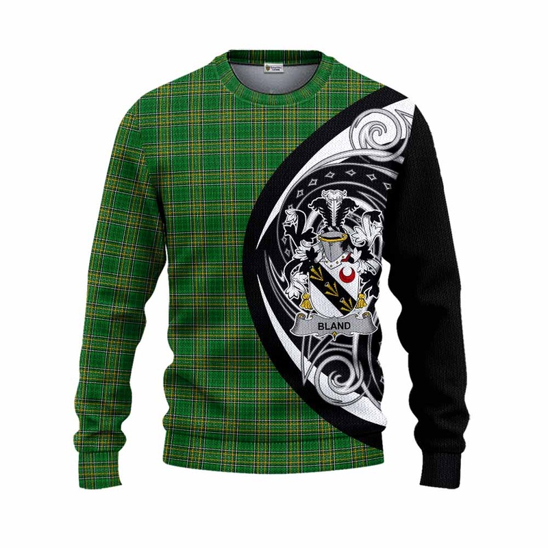 Bland Irish Clan Knitted Sweater Celtic Circle Style