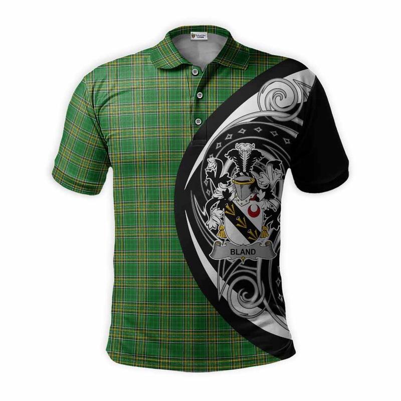 Bland Irish Clan Polo Shirt Celtic Circle Style