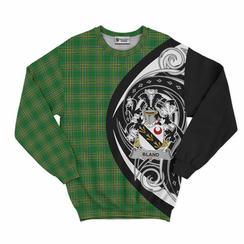 Bland Irish Clan Sweatshirt Celtic Circle Style
