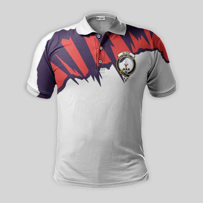 Blane Clan Crest Polo Shirt with Retro Sport Style