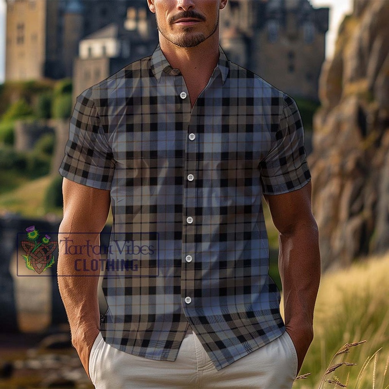 McKay Weathered Tartan Cotton Hawaiian Shirt