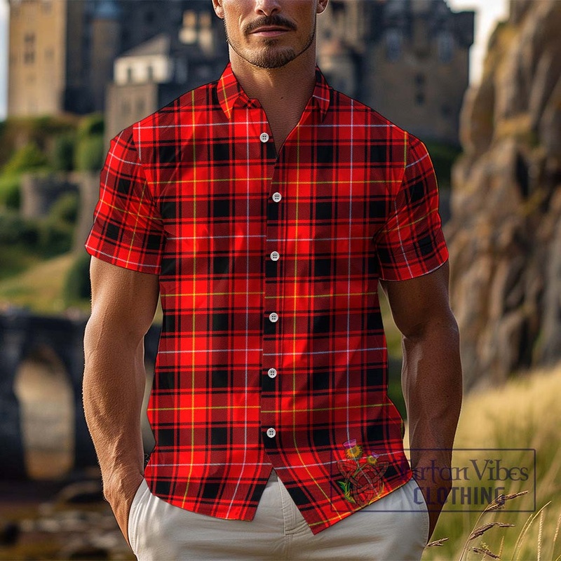 McIvor Modern Tartan Cotton Hawaiian Shirt