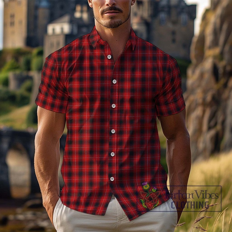 McIvor Tartan Cotton Hawaiian Shirt