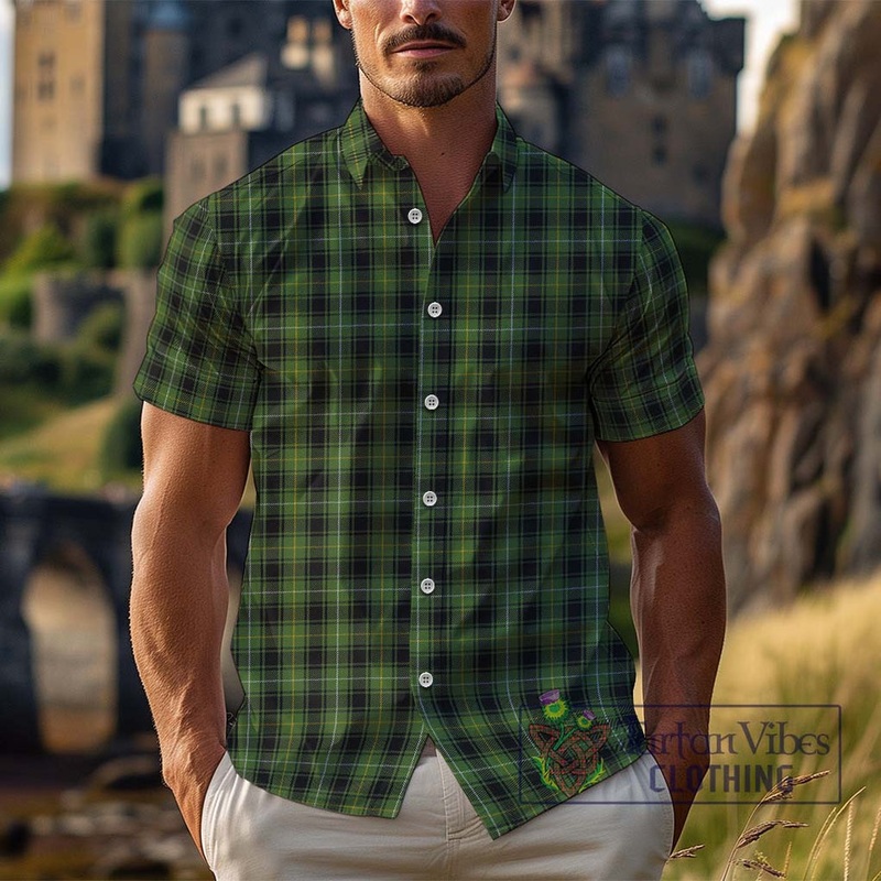 McIver Hunting Tartan Cotton Hawaiian Shirt
