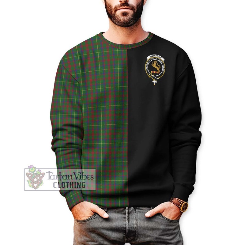 McIntosh Hunting Tartan Sweatshirt with Family Crest and Half Of Me Style