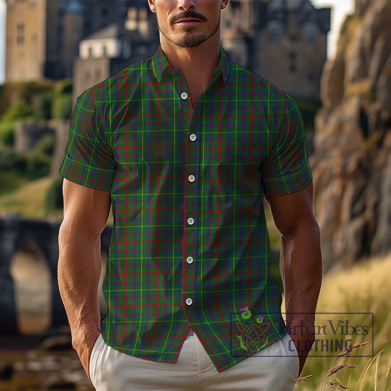 McIntosh Hunting Tartan Cotton Hawaiian Shirt