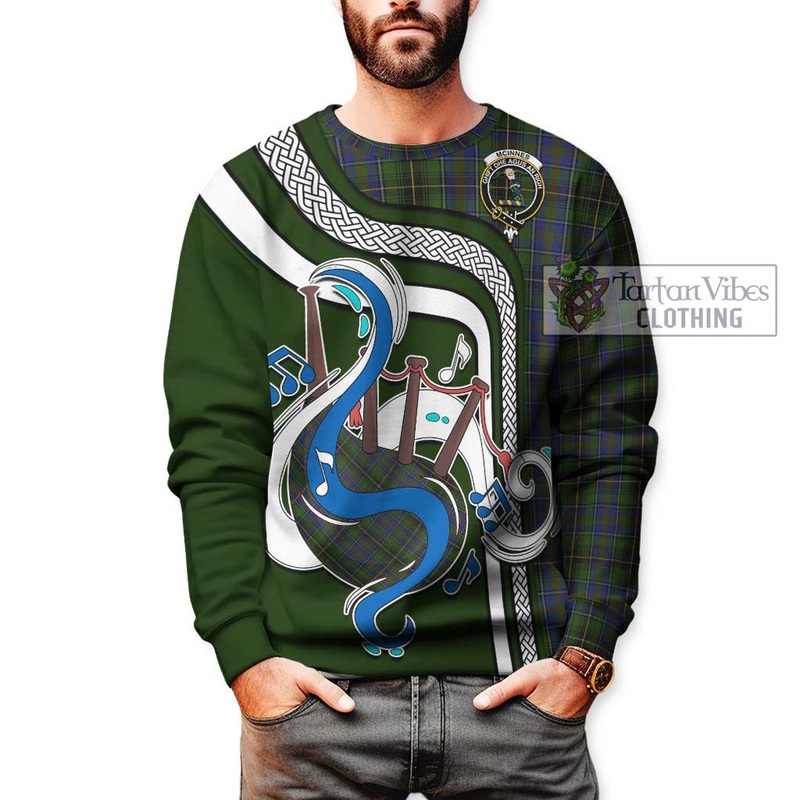 McInnes Tartan Sweatshirt with Epic Bagpipe Style