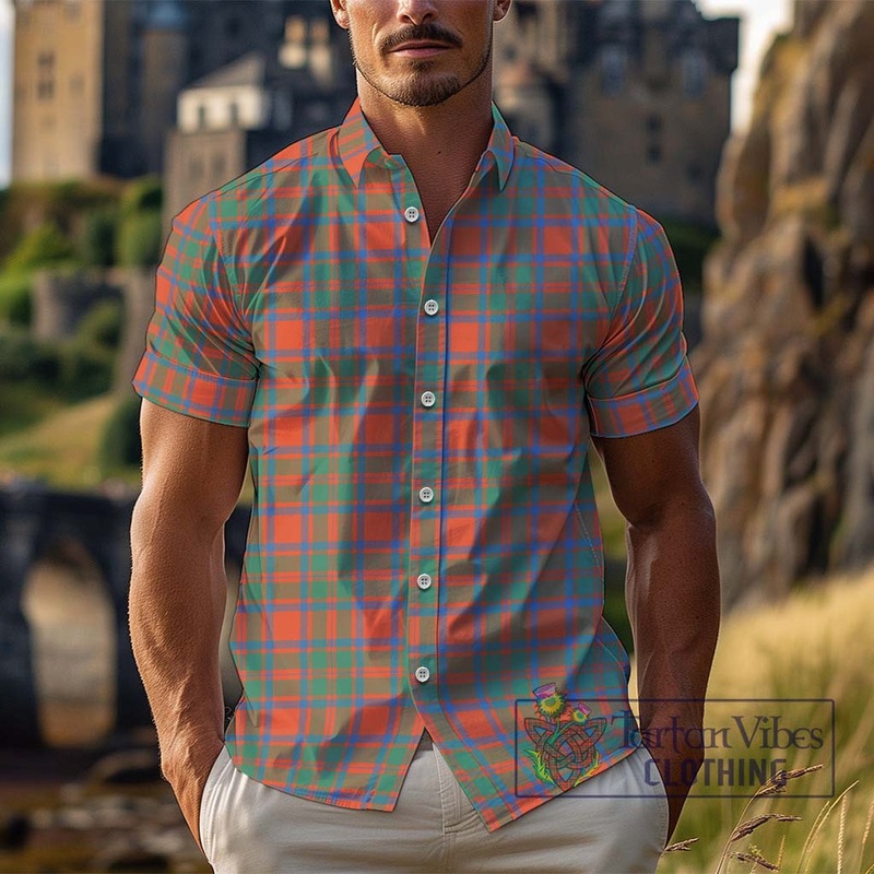 McIntosh Ancient Tartan Cotton Hawaiian Shirt