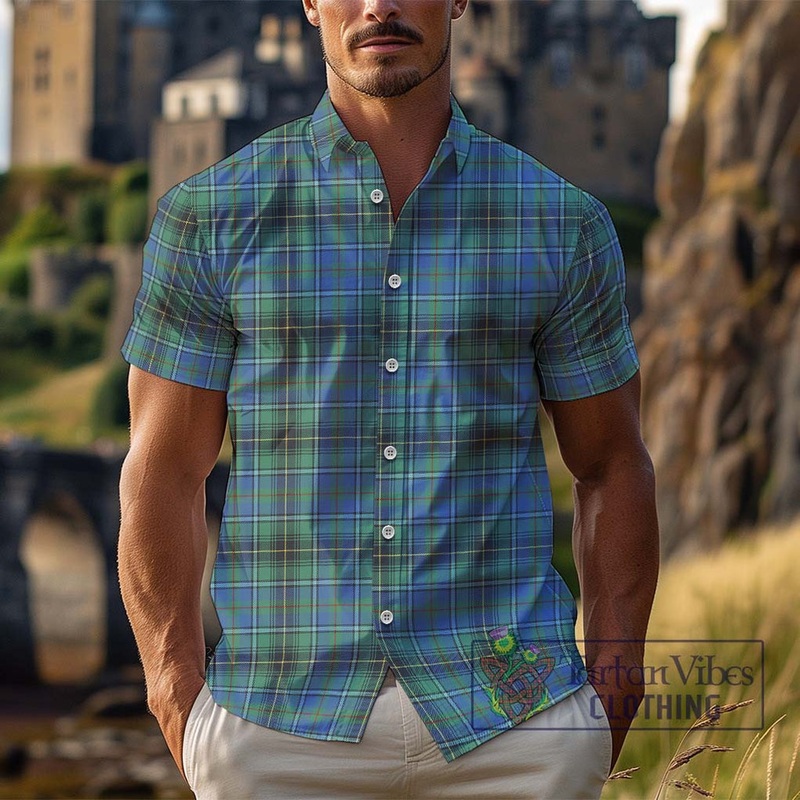McInnes Ancient Tartan Cotton Hawaiian Shirt