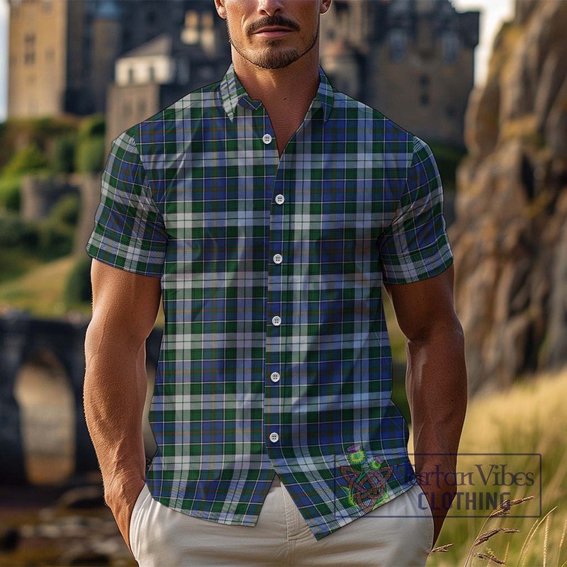 McInnes Dress Tartan Cotton Hawaiian Shirt