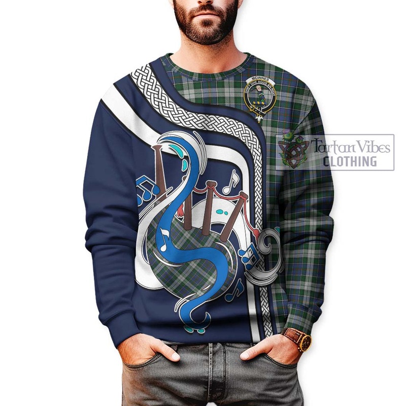McInnes Dress Tartan Sweatshirt with Epic Bagpipe Style