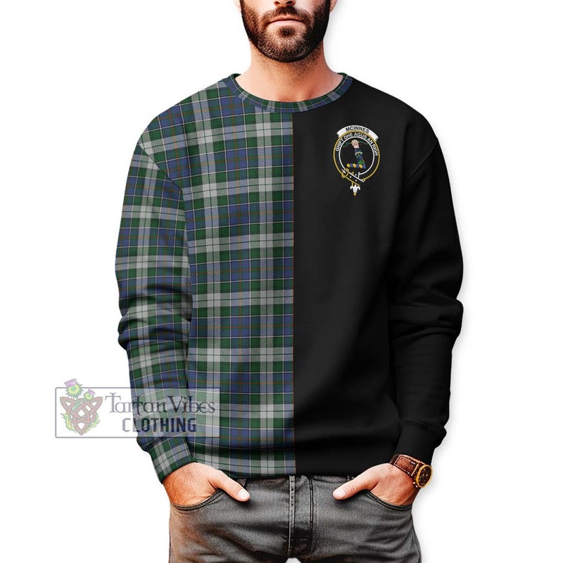 McInnes Dress Tartan Sweatshirt with Family Crest and Half Of Me Style