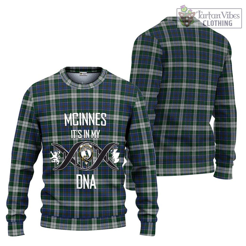 McInnes Dress Tartan Ugly Sweater with Family Crest DNA In Me Style